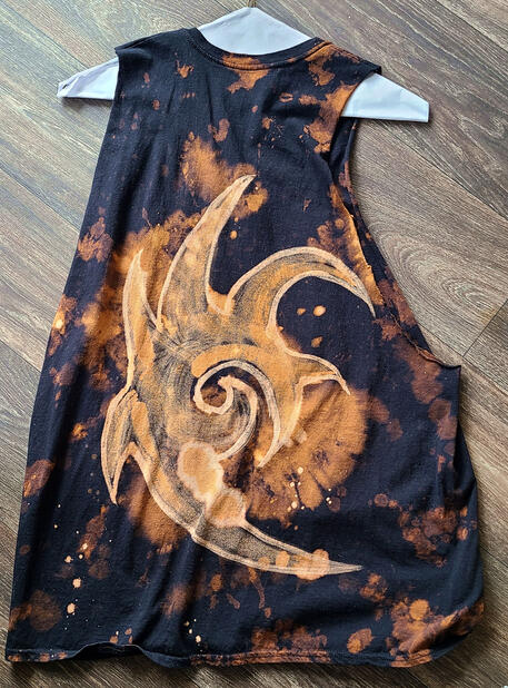 I Am... All Of Me Upcycled Tank (BACK VIEW) XL - $20