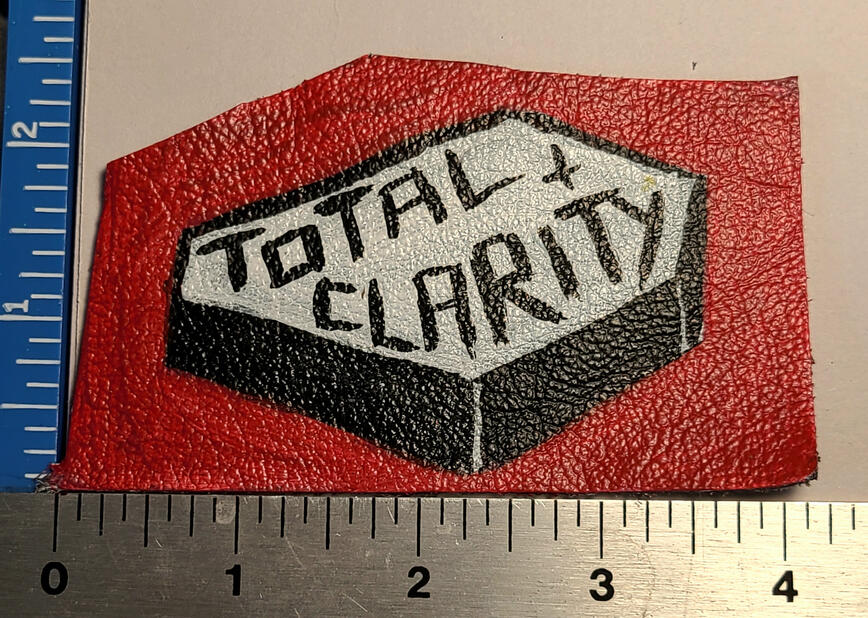 ONE OF A KIND Against Me! Total Clarity - Leather Multicolor 2.5in X 6in - $9